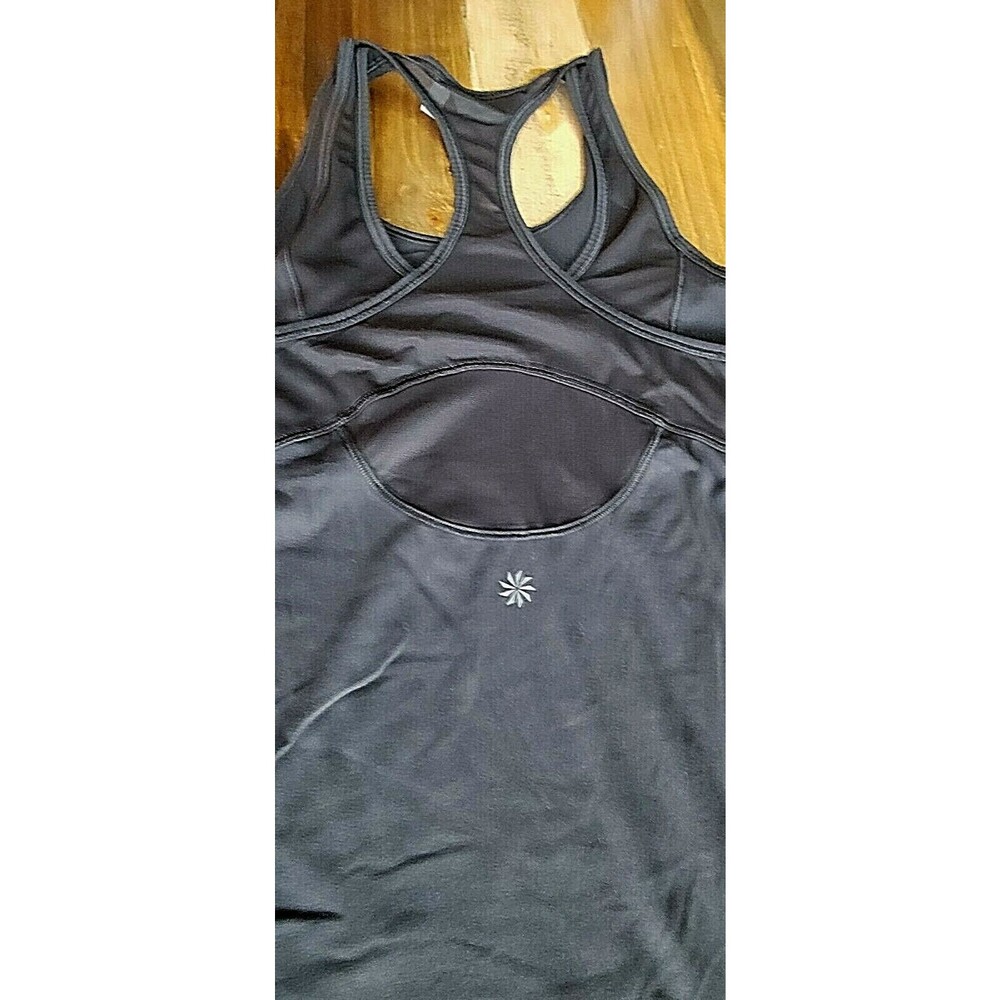 ATHLETA Mesh Inversion Tank Top Black Size Small - Picture 3 of 10